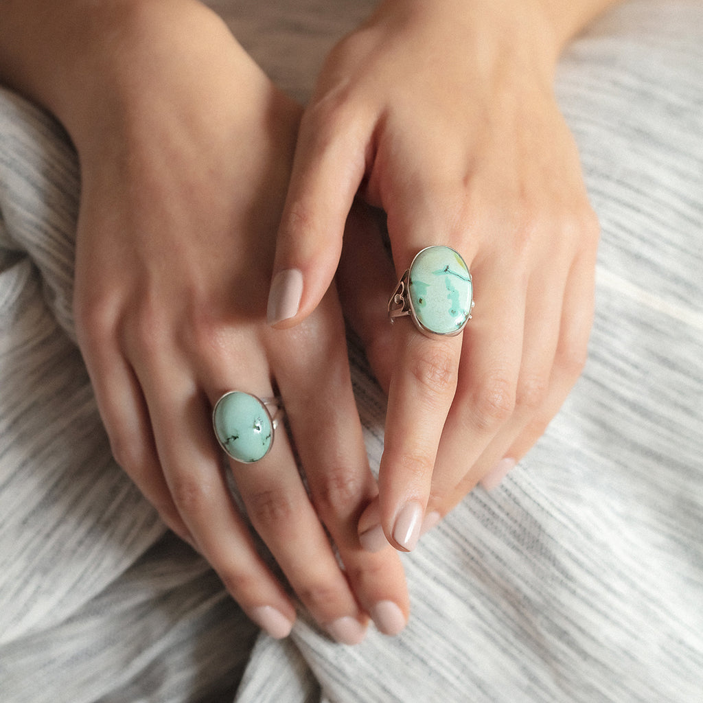 Anillo Turquesa Tibetana