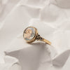 Anillo de Moon Stone con seis diamantes